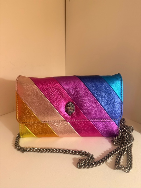 Kurt Geiger Handbags - Kurt Geiger: Kensington Metallic Rainbow Crossbody Wallet